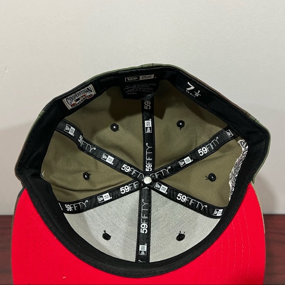 New Era, 59Fifty Fitted Hat, New York Yankees, 1996 World Series, Camouflage - Picture 7 of 10